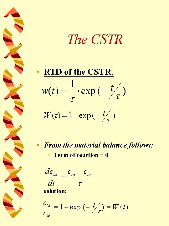 CSTR-RTD
